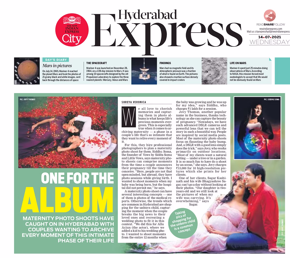 The New Indian Express Article